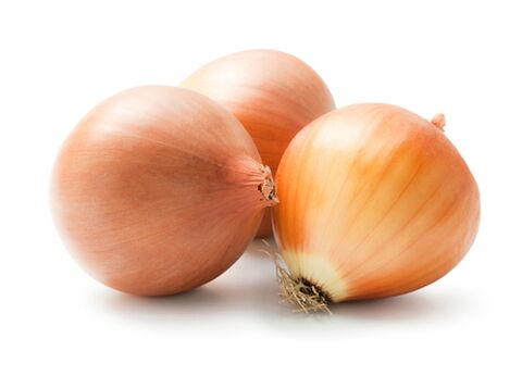 onions to clean the body of parasites