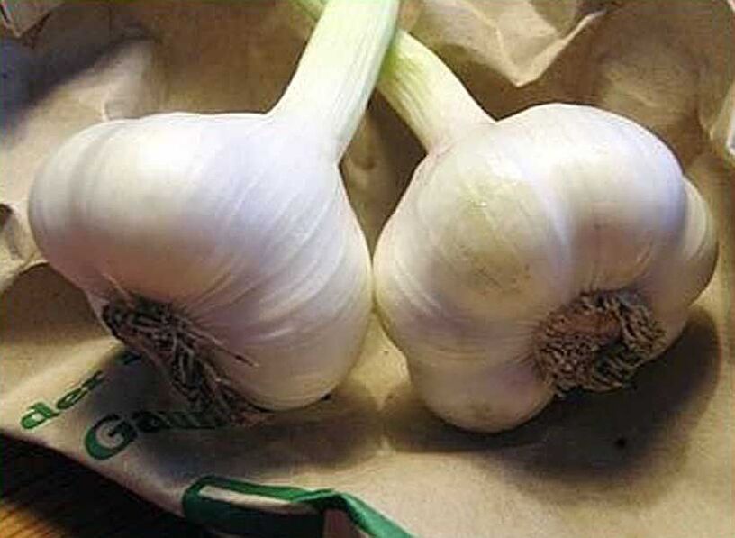 Garlic to prepare anti-parasite medicine or enema