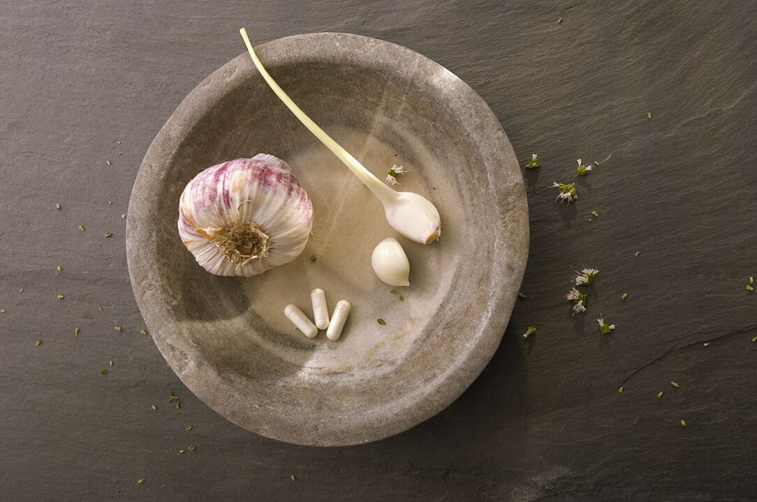 Anti-worm garlic