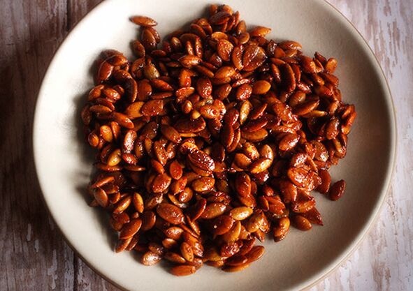 Pumpkin seeds with honey to kill parasites