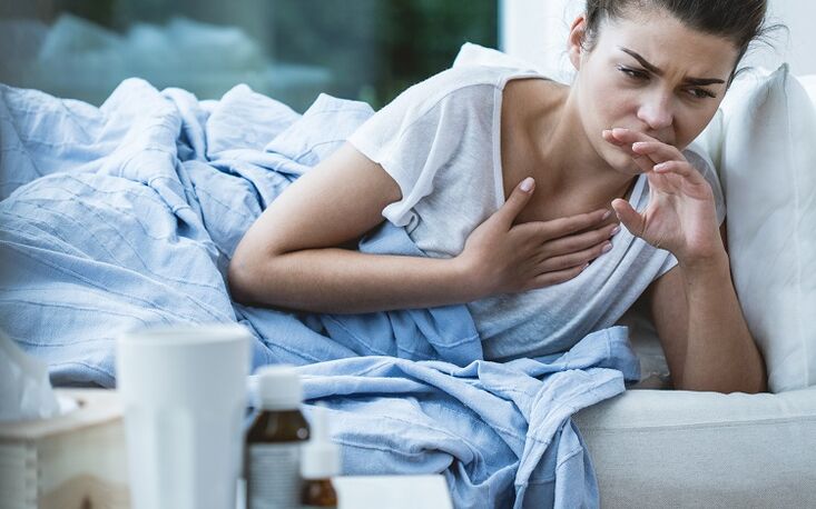 Nausea and cough when there are parasites in the body